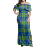 Clan Barclay Hunting Ancient Tartan Hawaii Dress TA55 Clan Barclay Tartan Hawaii Dress